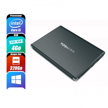 TOSHIBA PORTEGE R830 - 3230M, 4 Go RAM, 320 Go - reconditionné