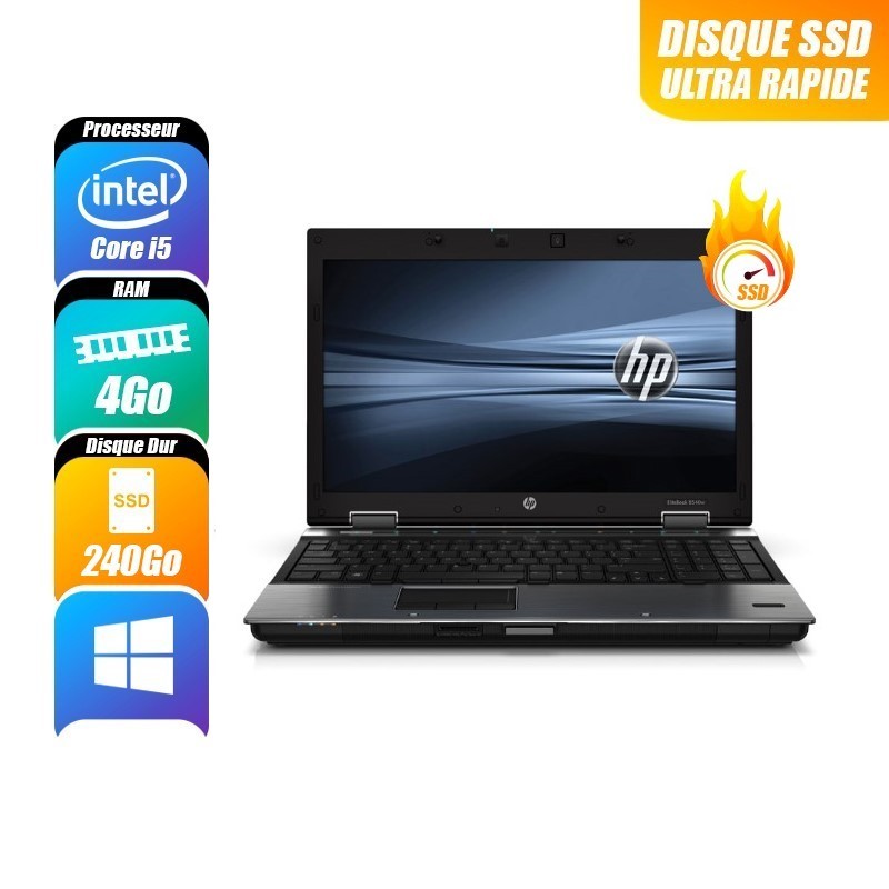 Ordinateurs Portables HP ELITEBOOK 8540W d'occasion