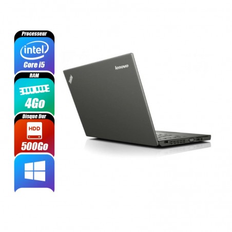 LENOVO THINKPAD X250 - 5300U, 4 Go RAM, 500 Go - reconditionné