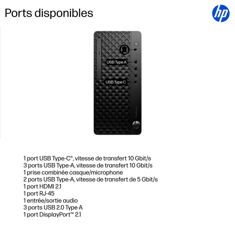 PRODESK 4 TOWER G1 ULTRA5-225 512GB 16GB W11P