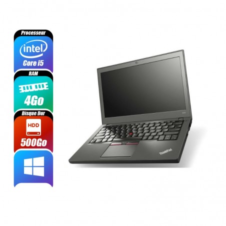 LENOVO THINKPAD X250 - 5300U, 4 Go RAM, 500 Go - reconditionné