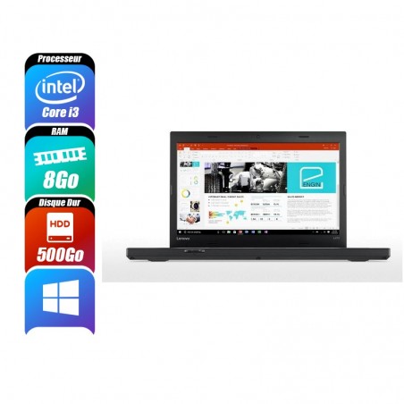 LENOVO THINKPAD L470 - 6100U, 8 Go RAM, 500 Go - reconditionné
