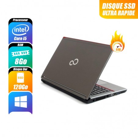 FUJITSU LIFEBOOK 8 Go 120 Go reconditionné PC Portables