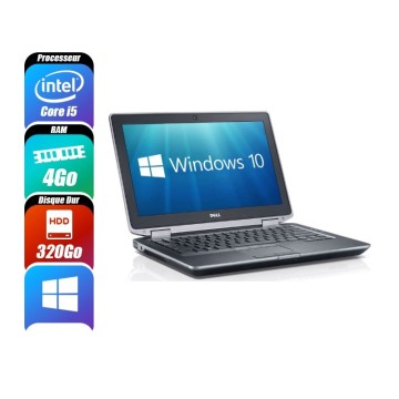DELL LATITUDE E6330 - 3360M, 4 Go RAM, 320 Go - reconditionné