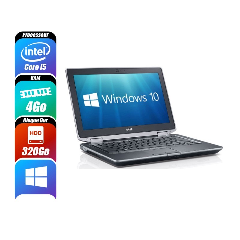 DELL LATITUDE 4 Go 320 Go reconditionné PC Portables -id-143