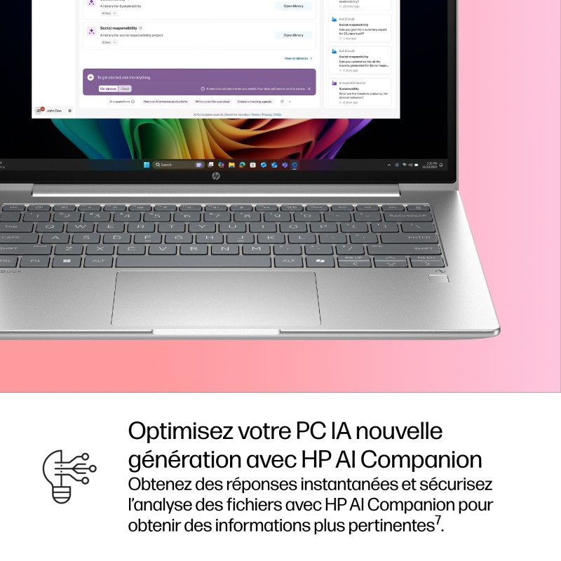 PROBOOK 4 G1Q QUALCOMM AI SNAPD X1-26-100 512GB W11P COPILOT+PC