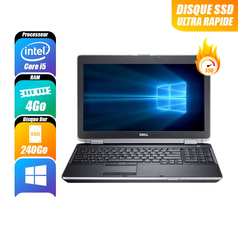 Ordinateurs Portables DELL LATITUDE E6530 d'occasion