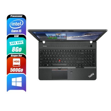 LENOVO THINKPAD E560 - 6200U, 8 Go RAM, 500 Go - reconditionné