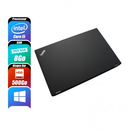 LENOVO THINKPAD E560 - 6200U, 8 Go RAM, 500 Go - reconditionné