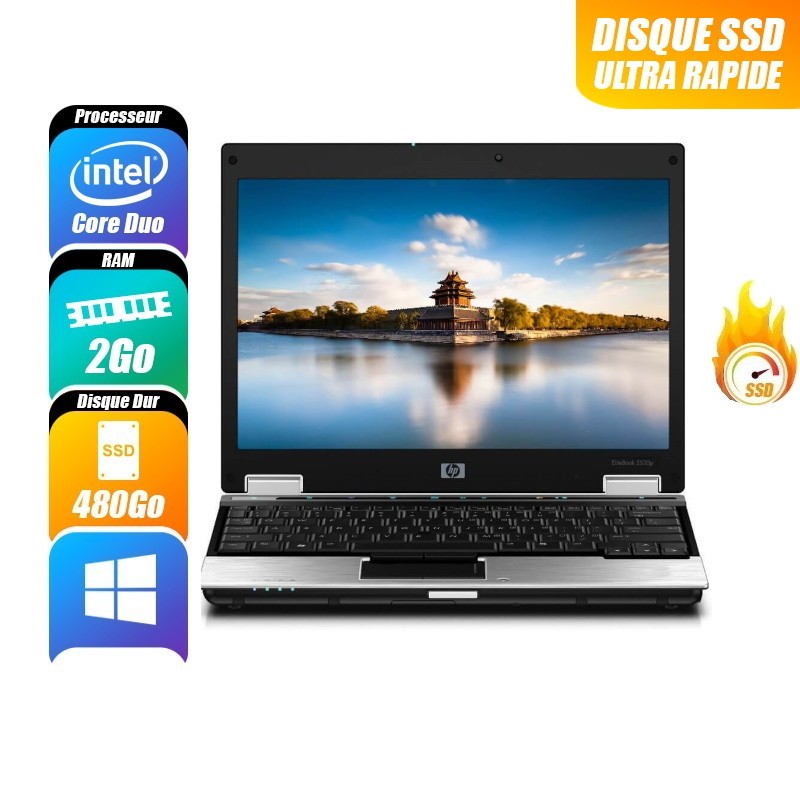 HP ELITEBOOK 2 Go 480 Go reconditionné PC Portables