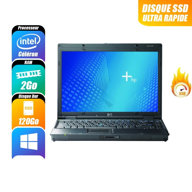 HP 6510B 2 Go 120 Go reconditionné PC Portables -id-186