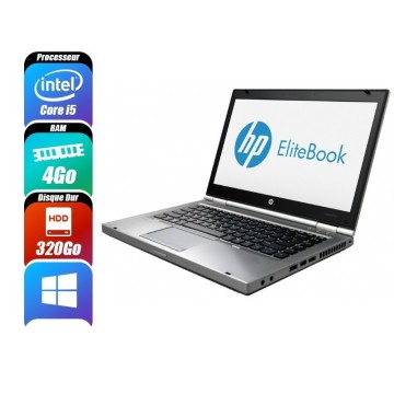 HP ELITEBOOK 8470p - 3320M, 4 Go RAM, 320 Go - reconditionné